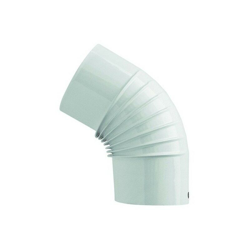 Curva 45° in acciaio smaltata bianca per stufe pellet diam. 14 cm - save fumisteria características