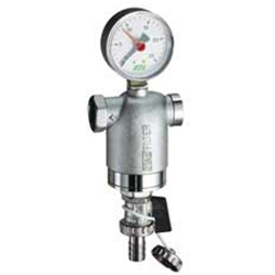 Filtro 1/2" cromato con attacchi f-f e attacchi manometro 3948 12 FAR en oferta