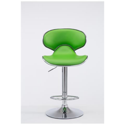 Sgabello Design Cucina Las Vegas V2 I Sedia Sgabello Imbottita In Similpelle I Sgabello Girevole E Regolabile (62-82 CM) Con Schienale Verde en oferta