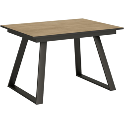 Tavolo Bernadette piano Quercia Natura 90x120 + 60 telaio Antracite características