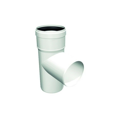 Raccordo a t 90° maschio in pps per caldaia a condensazione diametro 80 mm - npe