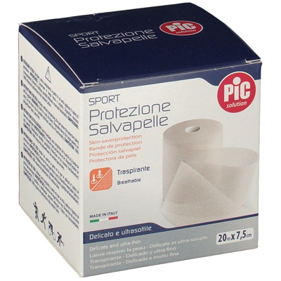 Pic Solution Sport Protezione Salvapelle 20 m x 7,5 cm Traspirante