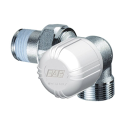 valvola termostatizzabile a squadra 3/8" comando verticale sx rame 1616 38 FAR características