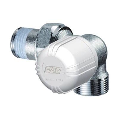 valvola termostatizzabile a squadra 3/8" comando verticale sx rame 1616 38 FAR