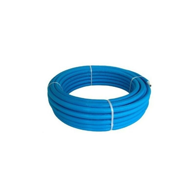 Rotolo tubo multistrato 16 x 2 rivestito coibentato isolato blu Bampi