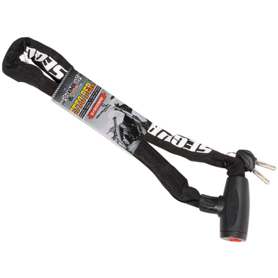 LEDLUX PT619577 Catena Antifurto Moto Con 2 Chiavi 6X900mm Lucchetto Per Bicicletta Cancello