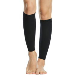 1 paio di calze a compressione uomo donna 20-30 mmHg calze a compressione maniche a compressione per gonfiore delle vene varicose,modello: XL Nero en oferta