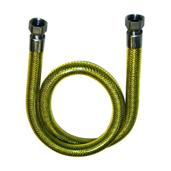 Tubo flessibile 1,5 metri per gas metano e gpl certificato acciaio inox ff 1/2" cucina características