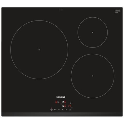 Piano Cottura EU631BJB2E a Induzione 3 Zone Cottura da 59.2 cm Colore Nero