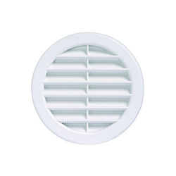 Griglia tonda bianca in plastica con retina diam. 100 - vecamco precio