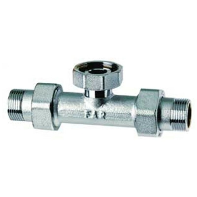 Raccordo a T cromato per valvola di zona 3/4" maschio 3026 34