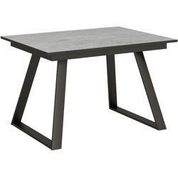 Tavolo Bernadette piano Cemento 90x120 + 60 telaio Antracite precio