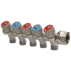 Collettore lineare per sanitari serie miki 3/4" a 5 vie Rinaldi e pettinaroli precio