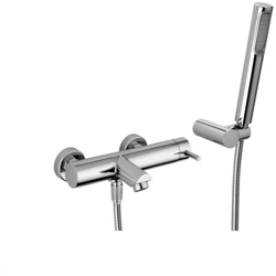 Monocomando vasca esterno + flex 1,5 mt e doccetta cromo serie stick Paffoni precio