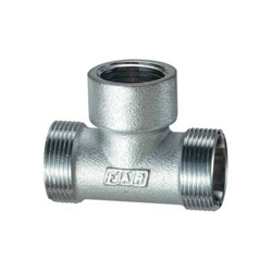 raccordo a T 1/2" femmina con 2 monoconi rame cromato 5460 12 FAR precio