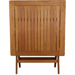 Tavolo Quadro Eucalipto Piegevole 70X70X70 precio