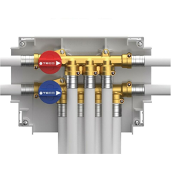 Collettore mono-intercettazione 5 + 4 uscite attacco fastec F13 teco precio