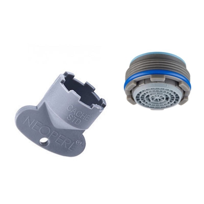 Aeratore rubinetto a scomparsa compreso di chiave 24x1 rompigetto filtro neoperl