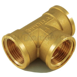 Raccordo tee in ottone giallo con attacco da 1/2" rinaldi e pttinaroli características
