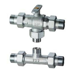valvola di zona 3 vie motorizzabile attacco rame sfera bypass 3/4" M 3030 FAR en oferta