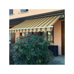 Verdelook Tenda Sole Itaca Inclinazione Fissa Sporgenza 4 x 2,5 m beige e marrone - Beige e marrone características