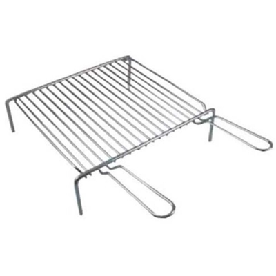 Graticola Acciaio 40X35 2M Tondino C/Piedini