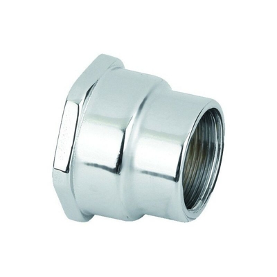 Raccordo manicotto f f in ottone cromato lucido 3/4" x 1/2" rinaldi e pettinaroli