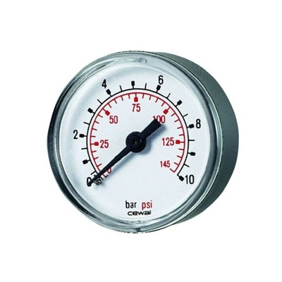 Manometro con attacco post. per impianti termosanitari attacco da 1/4" - watts