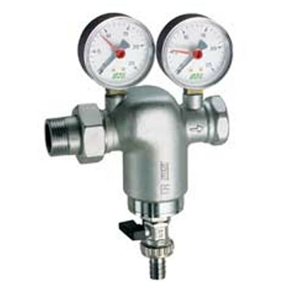 filtro cromato 3/4" m-f con manometro 3937 34 FAR