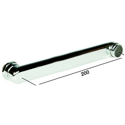 Canna ricambio 22cm per gruppo lavello a parete serie kappa eurorama