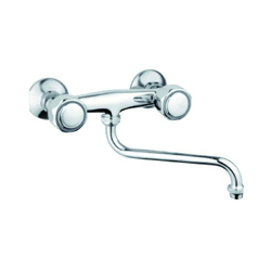 Miscelatore lavello con rompigetto a parete - cromato serie patrizia ata características