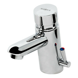 Rubinetto miscelatore temporizzato per lavabo in ottone cromato 07420.N Nofer precio