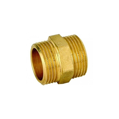 Raccordo niples in ottone giallo attacco da 3/8" rinaldi e pettinaroli