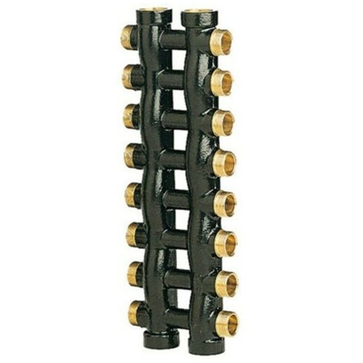 Collettore 8x8 complanare 3/4" x 1/2" per riscaldamento ICMA