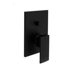 Monocomando incasso doccia con deviatore 2 vie nero opaco serie elle Paffoni características