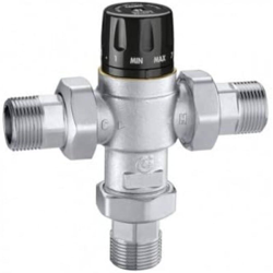 Miscelatore termostatico regolabile con manopola Caleffi 5219 | 1/2" 35-65°C en oferta
