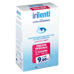 Irilenti® con Acido Ialuronico Duopack características