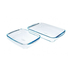 Set 2 Tegami Pirex 35X23 28X20 precio