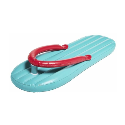 Gonfiabile da spiaggia grande Infradito azzurro - Giant Slipper 180 cm