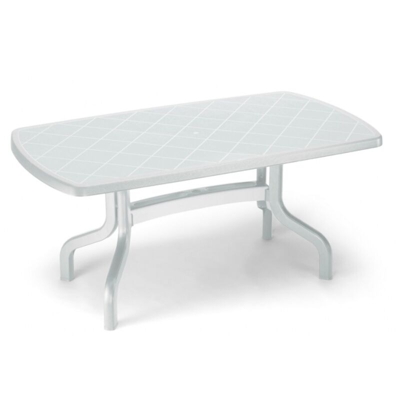 Tavolo Resina Ribalto Bianco 160X 90 1853 Scab