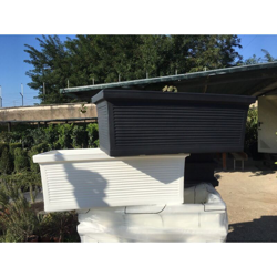 Fioriera in Polimero Monacis Millerighe Antracite cm 100 (100X47X38h) precio