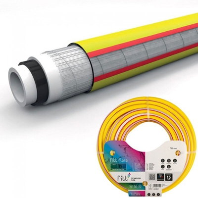 Tubo Flora Giallo D.15X50Mt Magliato 160Gr