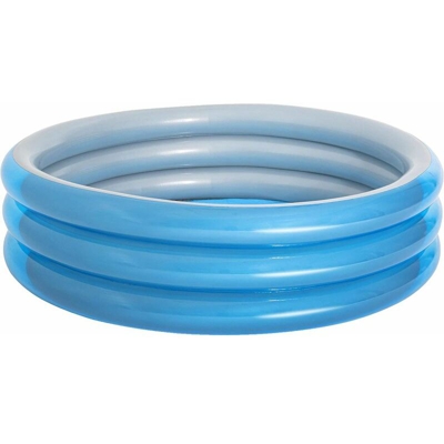 Piscina Gonfiabile Rotonda Bestway Blu Metallica 3 Anelli 201x53h 51043 autoportante