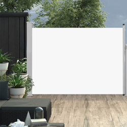 Tenda Laterale Retrattile per Patio 100x500 cm Crema precio