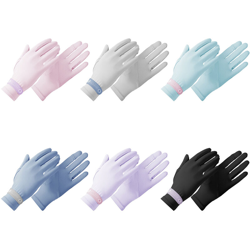 Guanti da donna per la protezione solare Guanti da guida all'aperto traspiranti antiscivolo morbidi elastici da ciclismo,modello: taglia unica viola precio
