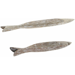 Centrotavola Marrone Mediterraneo Legno di mango (2 pcs) (74 x 12 x 4.5 cm) - Dkd Home Decor características