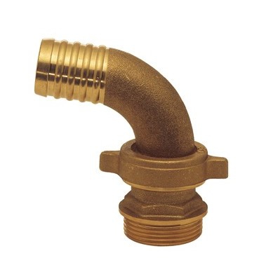 RACCORDO P/GOMMA OTT. 3 PARTI CURVO 1.1/2X40 BIANCHI ANGELO & O. Pz 1,0