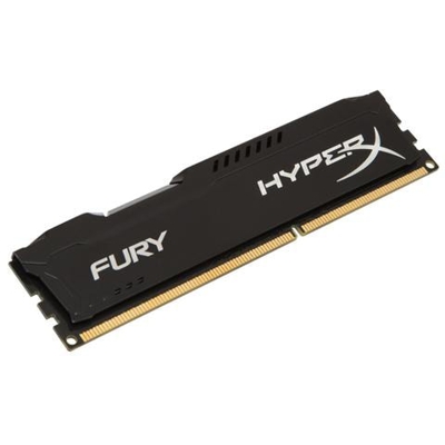 Memoria Dimm HyperX Fury Black 8 GB (1 x8GB) DDR3 1600 MHz CL10