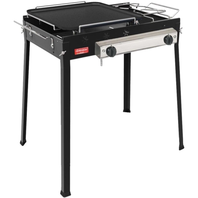 Barbecue. Gas Plancha 2F 71X48X69H Piastruttura A/Bruciatore
