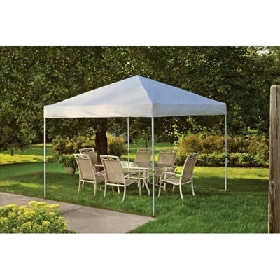 Gazebo Richiudibile con Copertura Bianca